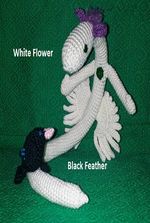 White Flower, Black Feather